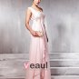 Lace Chiffon Charmeuse Beading One Shoulder Floor Length Evening Dresses