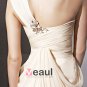 Tencel Single Shoulder Floor Length Evening Dresses