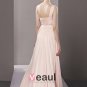 One Shoulder Floor Length Beading Pleated Tencel Women Evening Dress