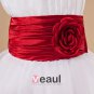 Cute Shoulder Straps Ribbon Flower Girls Dress 2214120023