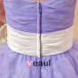 Cute Ball Gown Spaghetti Straps Ankle-Length Satin Organza Applique Beading Flower Girl Dress 221412