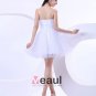 Empire Satin Yarn Beading Sweetheart Mini Graduation Party Dresses