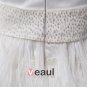 Jewel Neckline Sleeveless Thigh Length Beading Satin Woman Homecoming Dresses