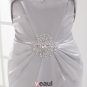 Strapless Beading Ruffle Mini Taffeta Woman Graduation Dress