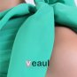 Elegant Chiffon Flower One Shoulder Knee Length Graduation Dresses