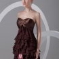Sweetheart Layered Mini Chiffon Little Black Party Dress