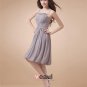 Beautiful A-Line Spaghetti Straps Chiffon Short Mini Women's Little Black Party Dress