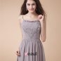 Beautiful A-Line Spaghetti Straps Chiffon Short Mini Women's Little Black Party Dress