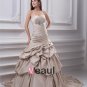 Ball Gown Sweetheart Ruffle Beading Floor Length Satin Quinceanera Prom Dress