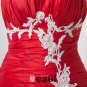Strapless Floor Length Applique Ruffles Pleated Charmeuse Women Prom Dress