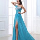 Sweetheart Lace Up Ruffle Beading Feather Sleeveless Floor Length Taffeta Woman Prom Dress