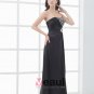 Beading Pleated Chiffon Pendant Strapless Ankle Length Women Prom Dresses