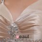 Halter Zipper Sleeveless Floor Length Beading Satin Woman Prom Dress