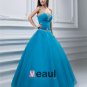 Ball Gown Tulle Sweetheart Bead Embellishment Floor Length Quinceanera Prom Dresses