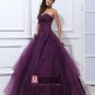 Ball Gown Sleeveless Satin Yarn Embroidery Ruffles Applique Sweetheart Floor Length Quinceanera Prom