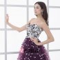 A-line Tulle Sequin Beading Ruffle Sweetheart Floor Length Prom Dress