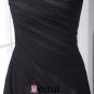 Fashion Chiffon Beaded One Shoulder Sleeveless Ankle Length Prom Dress