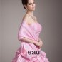 Ball Gown Strapless Floor Length Embroidery Paillette Taffeta Women Quinceanera Prom Dress