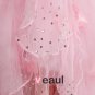 Organza Tulle Satin Ruffle Applique Beaded Halter Asymmetrical Prom Dresses