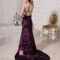 Ruffle Embroidery Beading Sweetheart Neckline Satin Women Prom Dress