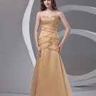 Sweetheart Beading Pleated Ankle Length Tulle Woman Prom Dress