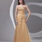 Sweetheart Beading Pleated Ankle Length Tulle Woman Prom Dress