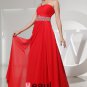 Strapless Waist Beading Back Belt Sleeveless Floor Length Chiffon Elastic Silk Like Satin Silk Woman