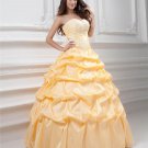 Ball Gown Beautiful A-line Sweetheart Satin Beading Quinceanera Prom Dresses