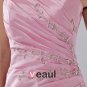 Mermaid Strapless Taffeta Beading Custom Prom Gowns