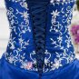 Ball Gown Sweetheart Ruffle Beading Floor Length Satin Organza Quinceanera Prom Dress