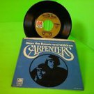 CARPENTERS "SUPERSTAR / BLESS THE BEASTS AND CHILDREN" 45w/PS FREE SHIPPING