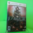FABLE II 2 MICROSOFT XBOX 360 GAME COMPLETE FAST FREE SHIPPING