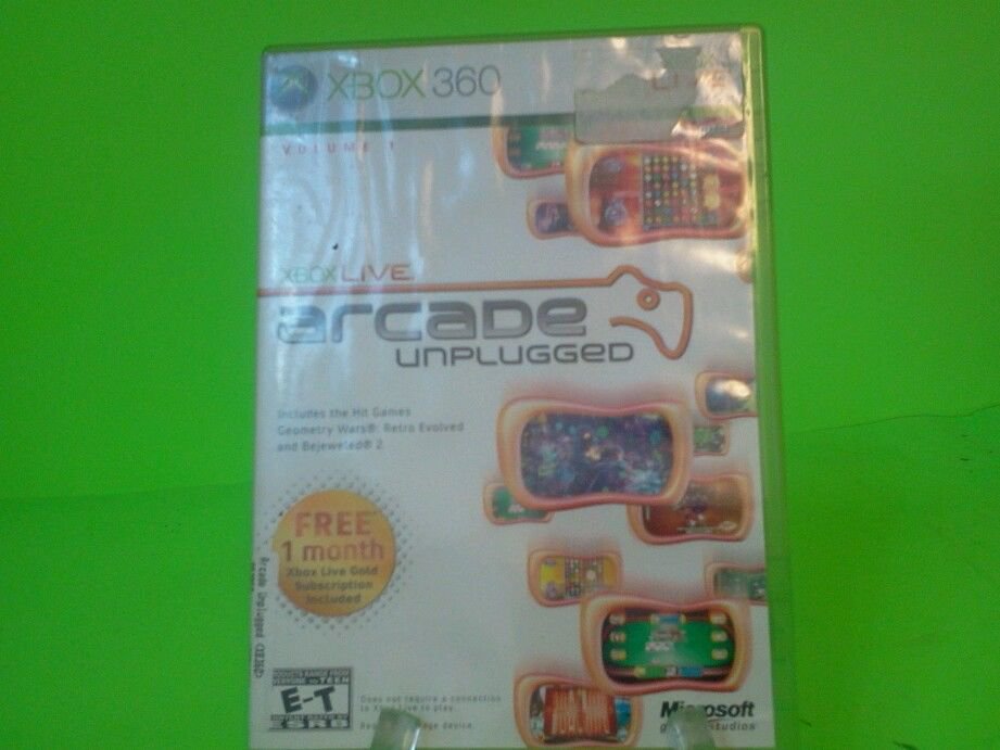 Xbox Live Arcade Unplugged, Vol. 1 COMPLETE (Xbox 360) ** FAST FREE SHIPPING!!