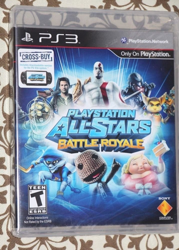 PlayStation 3 PS3 PLAYSTATION ALL-STARS BATTLE ROYALE NEW Sealed Ships ...