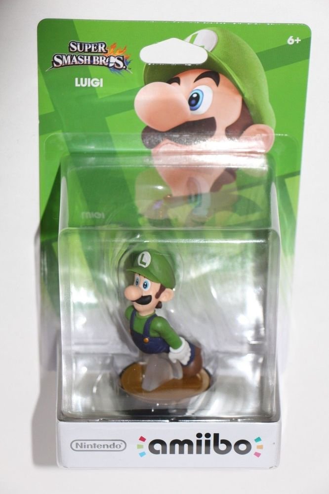 Nintendo Amiibo LUIGI Super Smash Bros Wii U IN HAND HTF SHIPS SAME DAY!