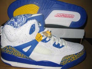 Nike Air Jordan IV.5 Spike - White/Blue/Yellow