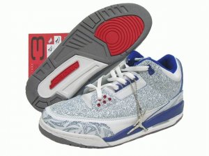 Air Jordan 3 Retro Laser Blue/Red