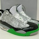 Nike Air Jordan Dub Zero - White/Black Laser/Black/Green Mid