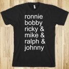 NEW EDITION T SHIRT 2XL RONNIE, BOBBY, RICKY, MIKE, RALPH AND JOHNNY
