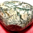 Gemstone Bowls White Dendritic Agate Crystal healing New Beginnings Stone Devotional Altar Abundance