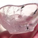 Crystal Energy healing Gemstone Bowls Pink Amethyst Spiritual Angelic realm stone altar bowl