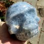 Large ACTIVATED Blue Calcite Master Crystal Skull Automatic Writing Angelic Realm Spirit Guide