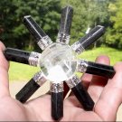 Clear Quartz Black Tourmaline Energy Transmitter Psychic Protection Energy Clearing