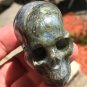Activated Labradorite Crystal Skull Spiritual Realm Energy Transmitter Psychic Ability Generator
