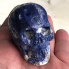 Activated Sodalite crystal Skull Psychic development Spirit Guide Contact Energy transmitter