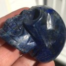 Activated Lapis Lazuli Gemstone Skull Crystal Healing Psychic Ability Clairvoyance Personal Power