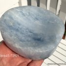 Large 4.5" Blue Calcite Gemstone Bowl Calming Soothing Psychic Ability Energy Crystal Healing