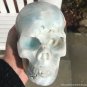 5" Large Activated Blue Aragonite Skull Psychic Abilities Channeling Automatic Writing