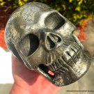 4.6Lb Large Gold Pyrite Skull ACTIVATED Master Entity GOLDEN RAY Energy Transmitter