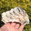 Fairy Dusted Calcite Cluster Specimen Positive Energy transmitter Healing Crystals